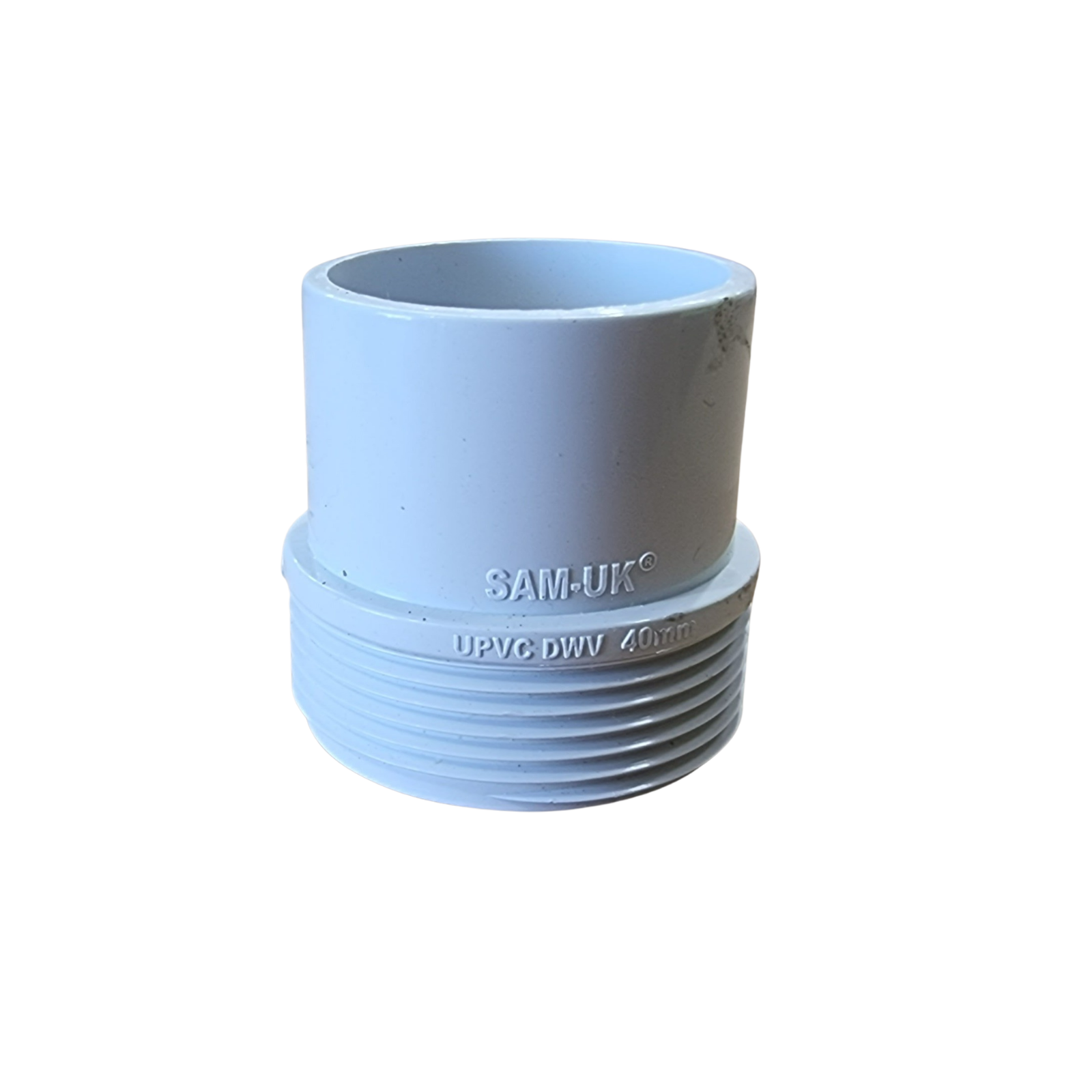 PVC 40mm Male Adaptor – Pressure Pipe Fitting for Plumbing & Irrigation Systems | Solvent Weld x Male Thread Connector