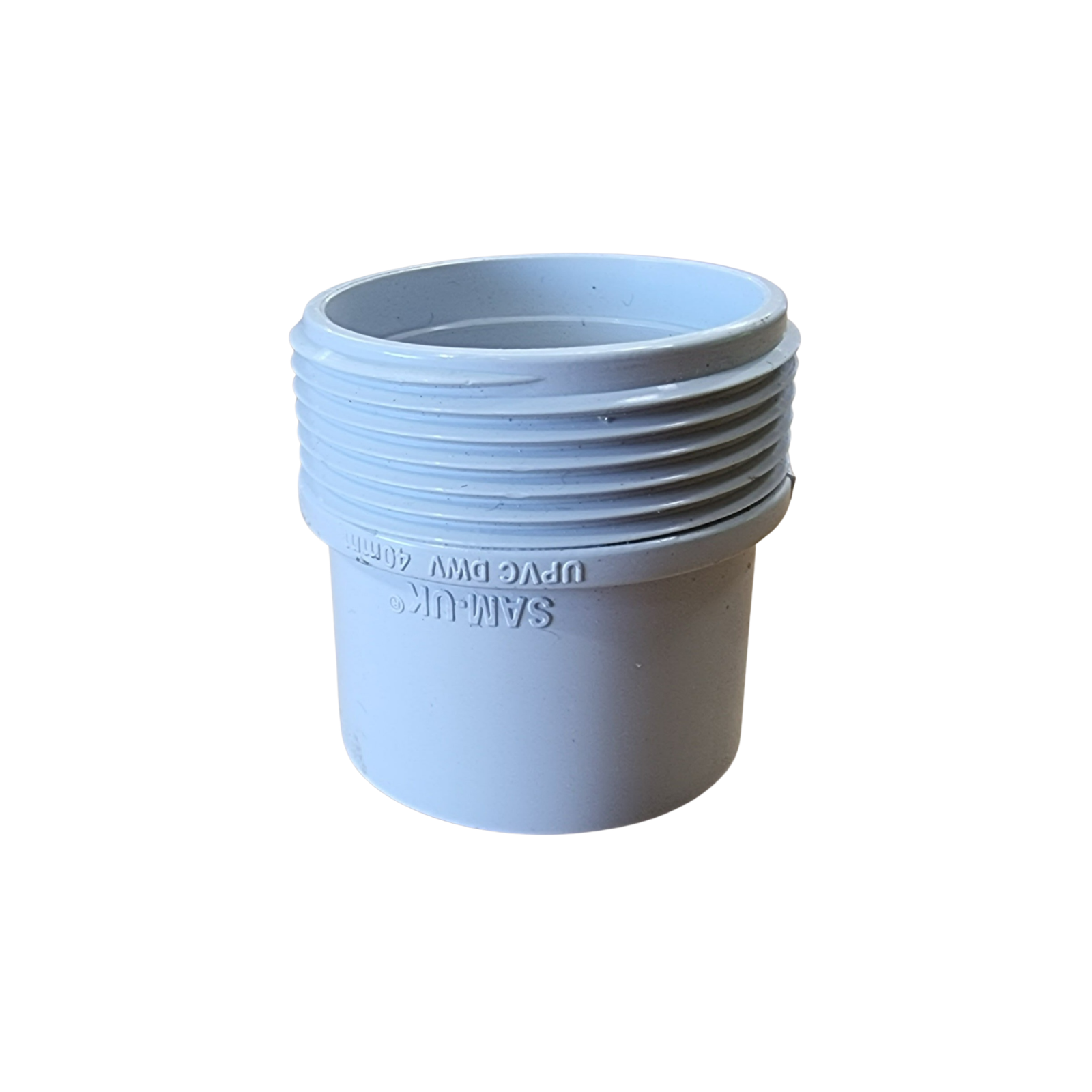 PVC 40mm Male Adaptor – Pressure Pipe Fitting for Plumbing & Irrigation Systems | Solvent Weld x Male Thread Connector