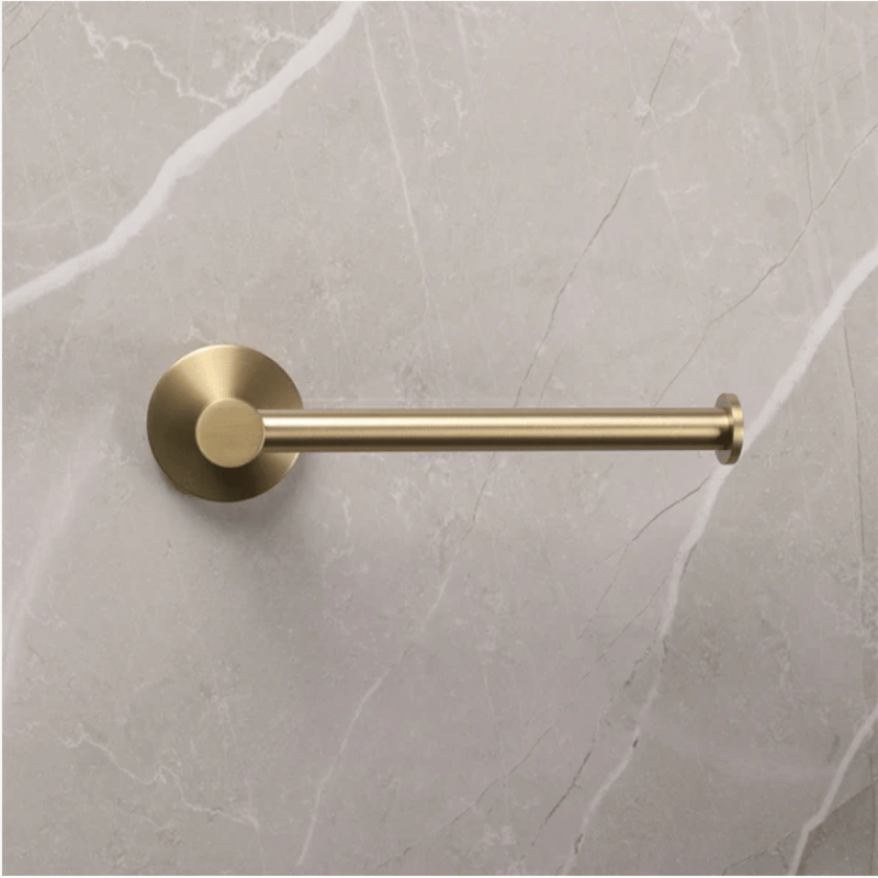 Toilet Roll Holder Brushed Gold