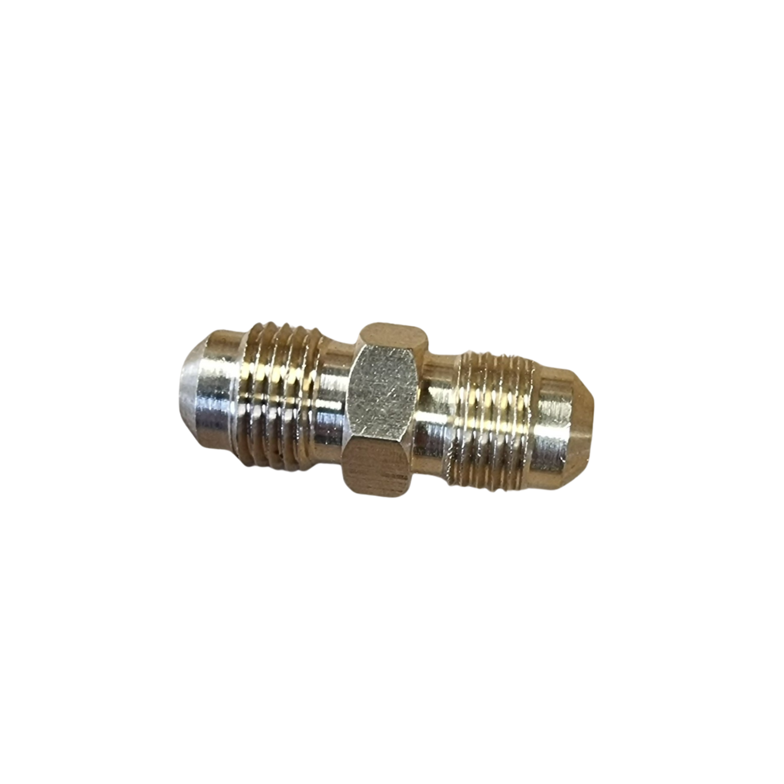5/16" x 5/16" Compression Joiner – Brass Straight Connector for Copper & Gas Pipe Fittings