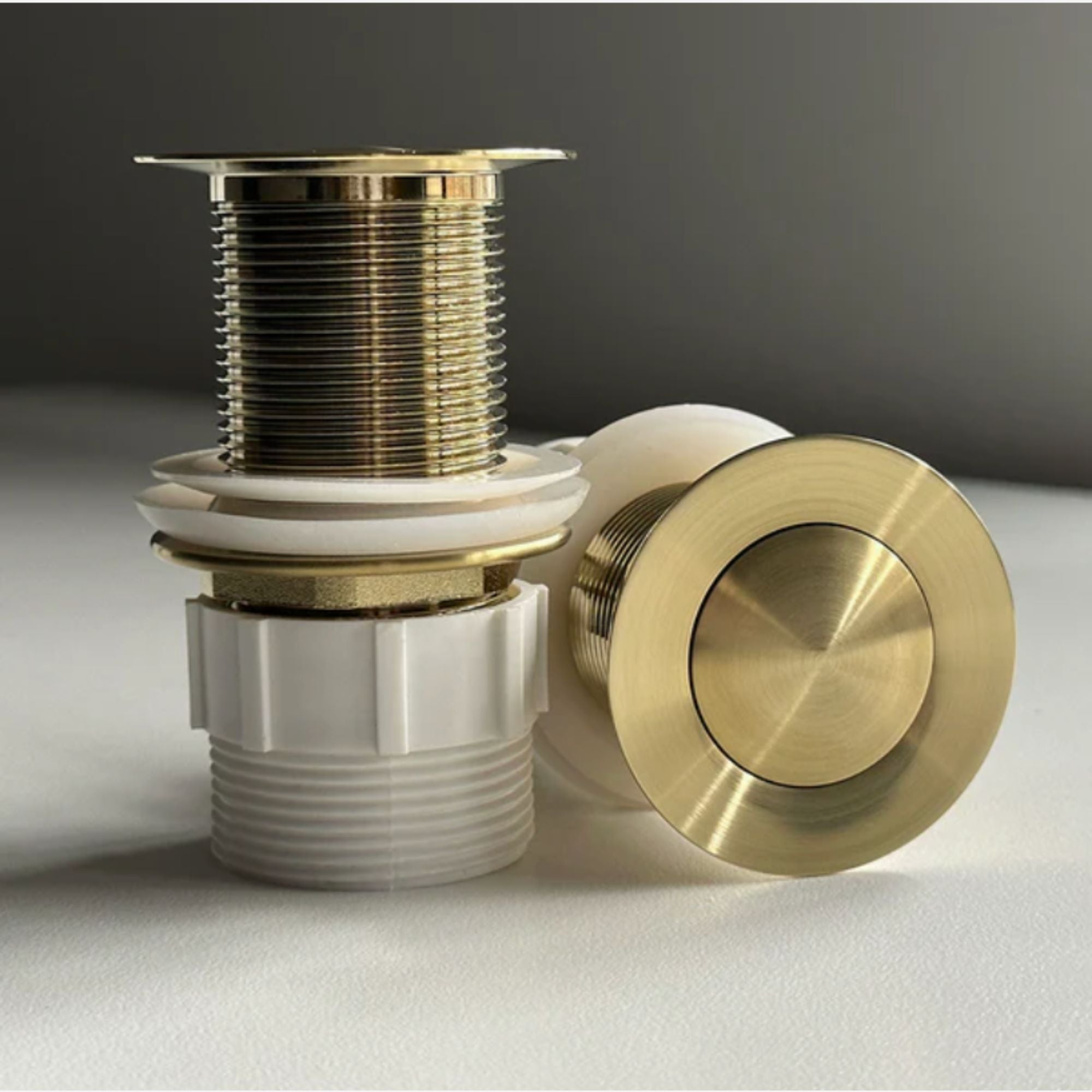 Brushed Gold Pop-Up Waste 40mm WITHOUT Overflow