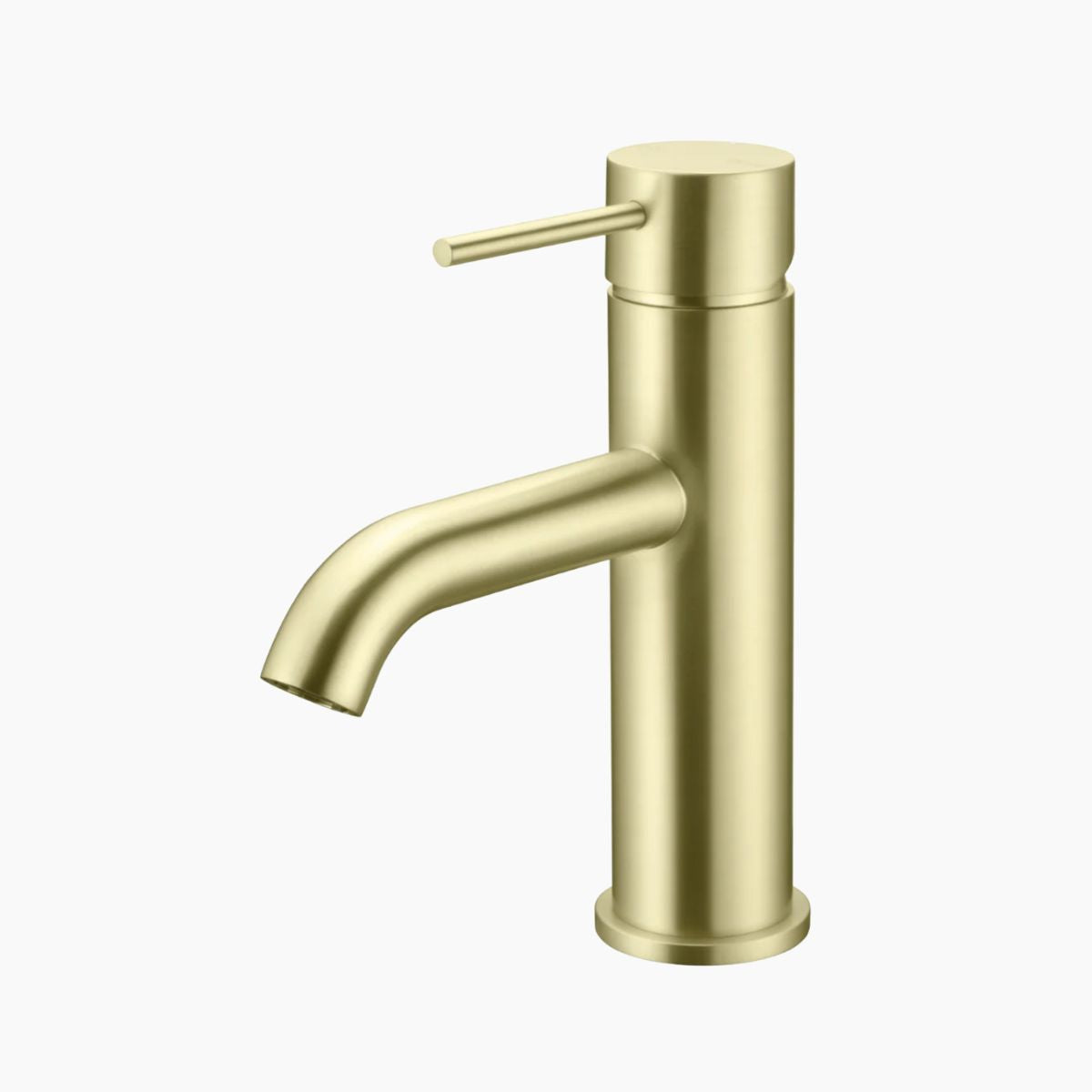 Short Basin Mixer - Brushed Gold