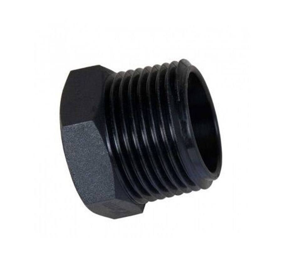 Male Plug Poly Threaded BSP 20mm (3/4")