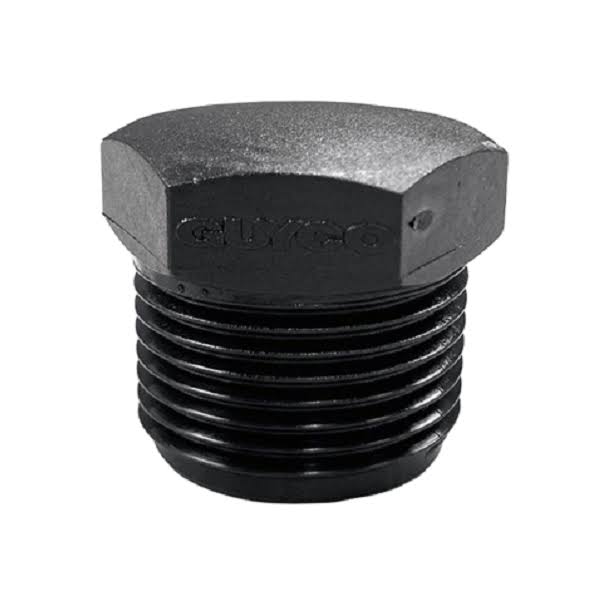 Male Plug Poly Threaded BSP 20mm (3/4")