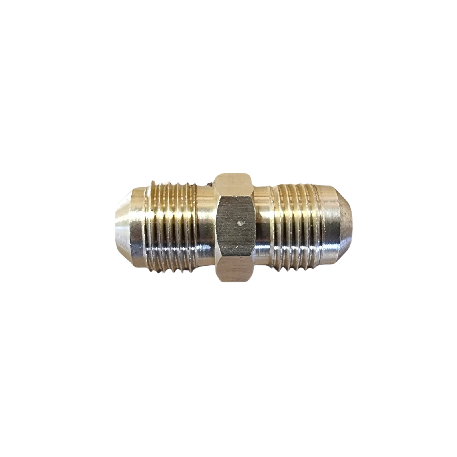 3/8" x 3/8" Brass Compression Joiner – Gas & Copper Pipe Fitting for Caravan, RV & Plumbing Systems