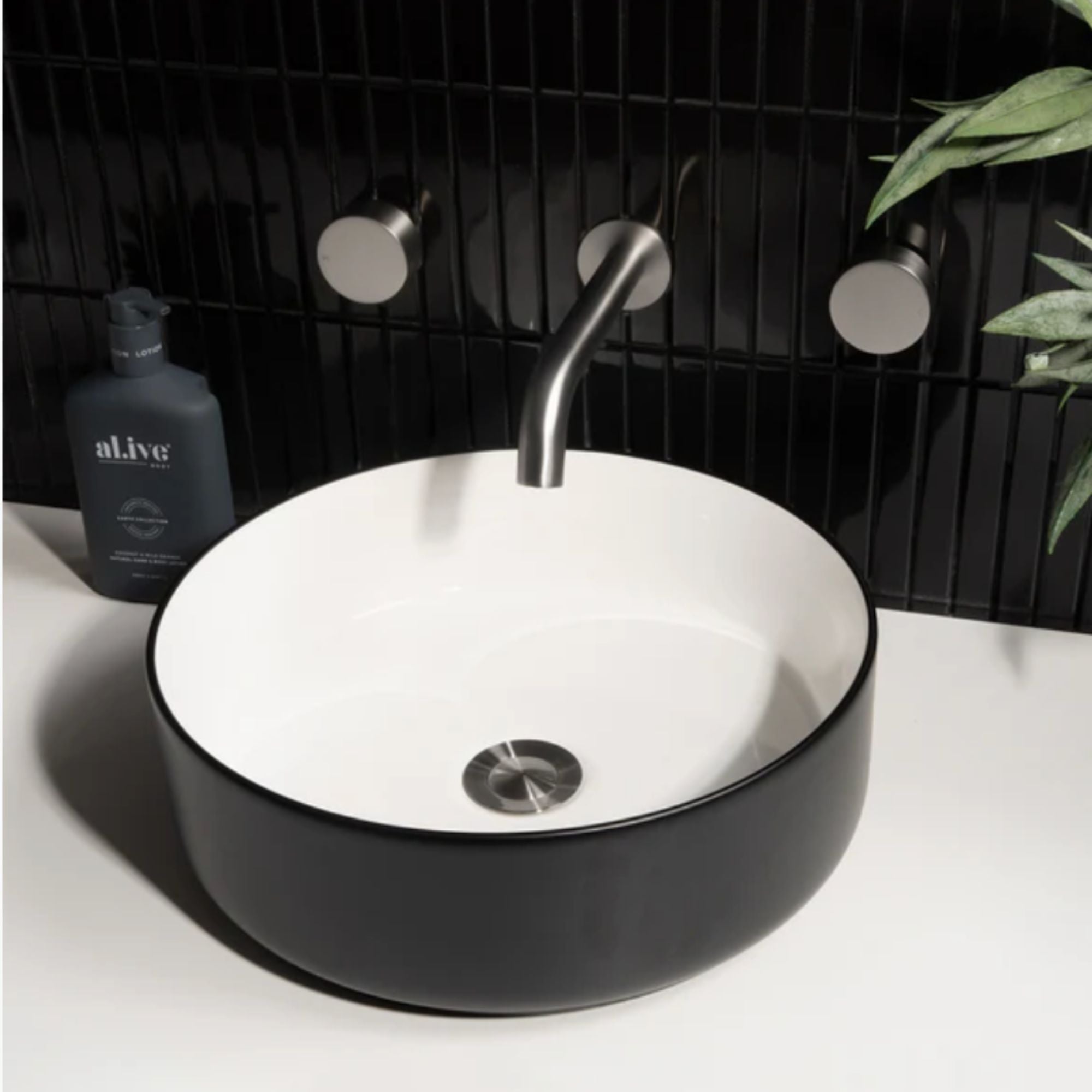 Brushed Nickel Pop-Up Waste 40mm WITHOUT Overflow