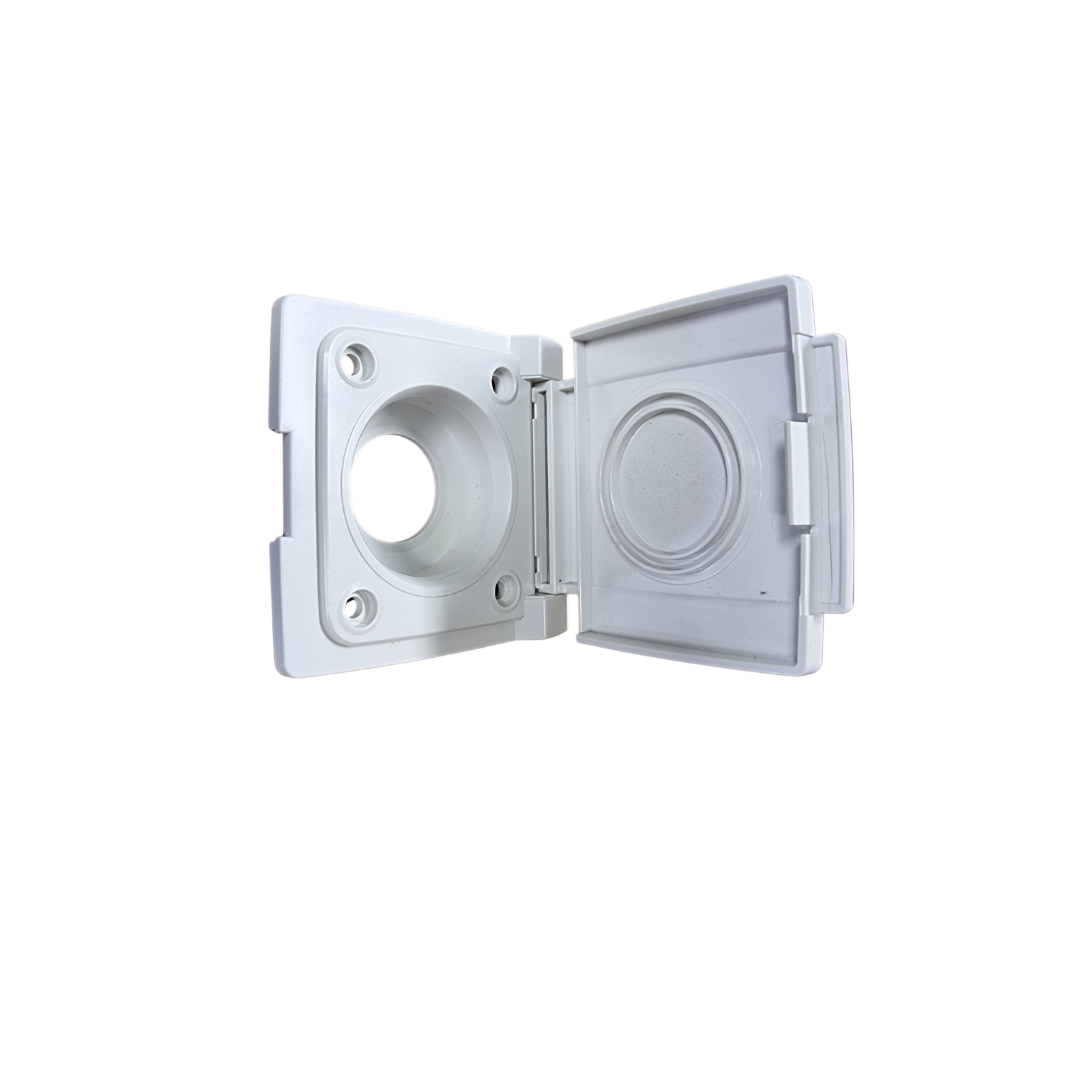 Flush Mounted Bayonet Bullfinch Cover White