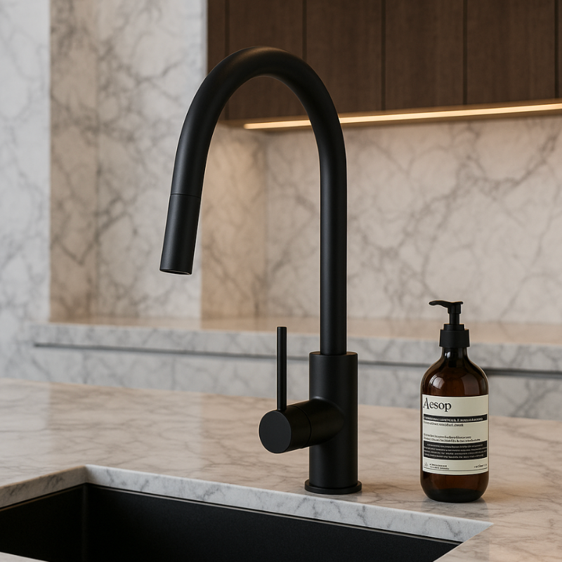 Pull Out Mixer - Matte Black