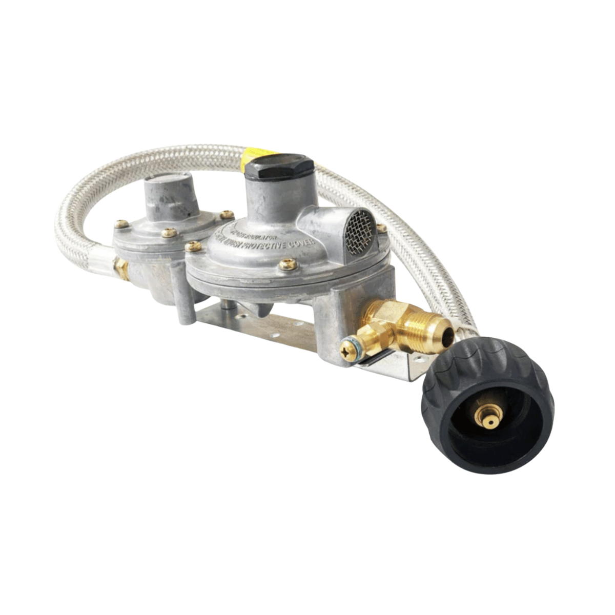Single Gas Regulator 450mm Assembly