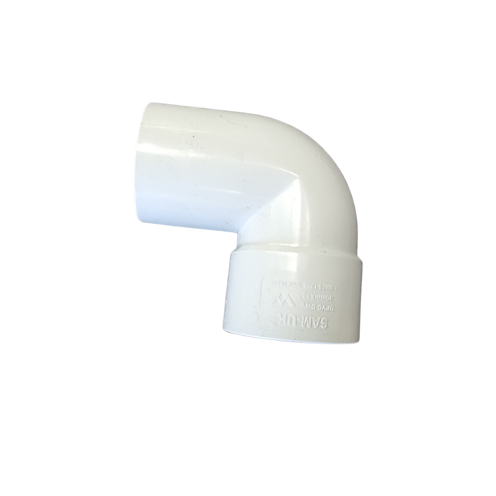 PVC DWV 40mm 90° Bend M/F Elbow – Drain Waste Vent Pipe Fitting for Plumbing, Waste & Caravan Drainage Systems