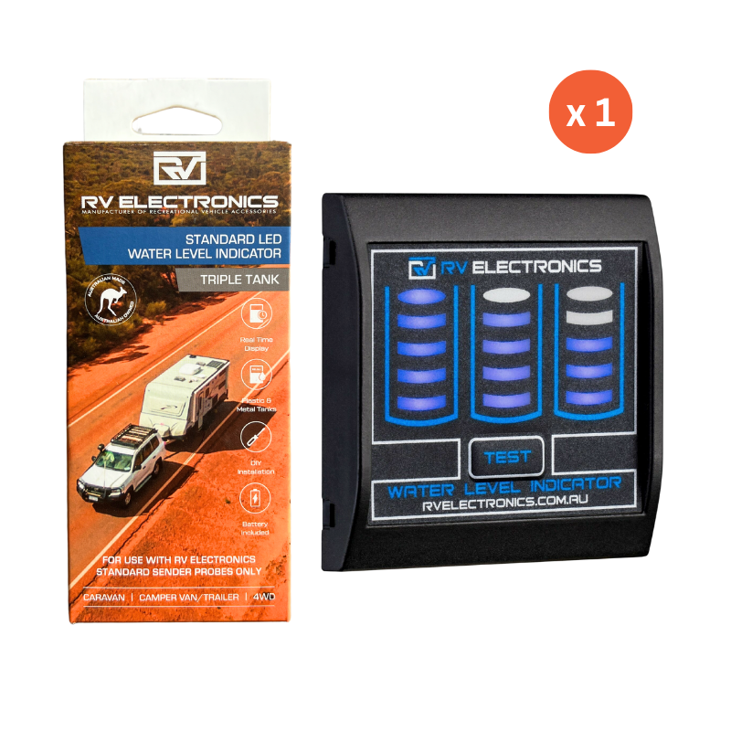 LED Gauge Triple Tank Water Level Indicator