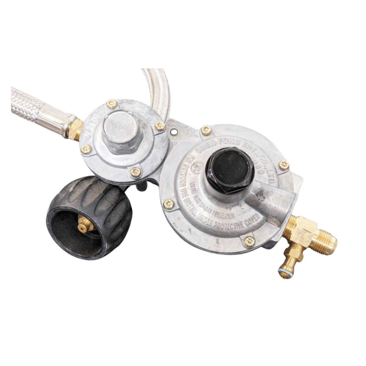 Single Gas Regulator 600mm Assembly