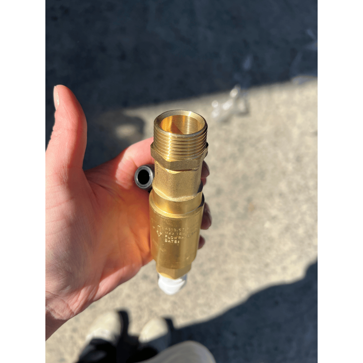 Mains Inlet Pressure Limiting Valve Straight Assembly