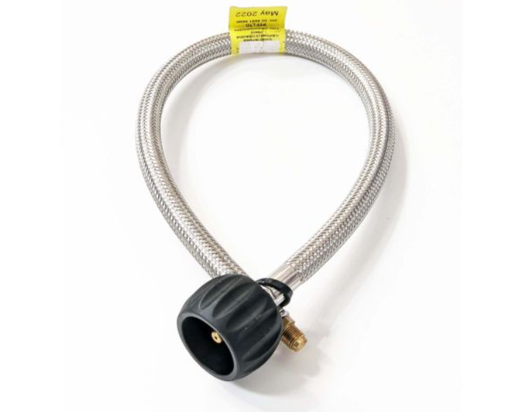 Flexible Gas Pigtail for Dual Gas Regulator 600mm 5/16"