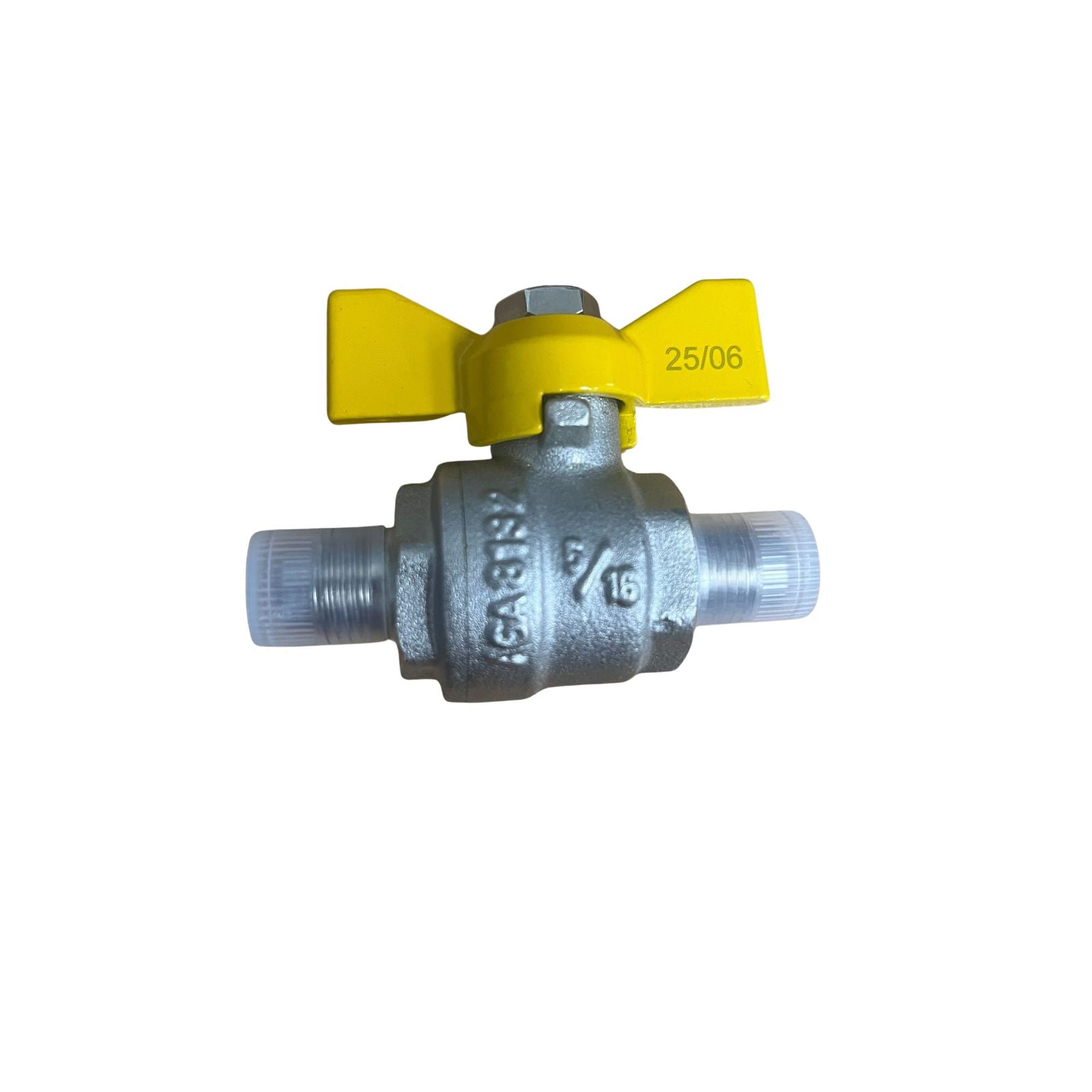 5/16" Gas Tap / Cock – Brass LPG Shut-Off Valve for Caravan, RV & Gas Appliance Systems