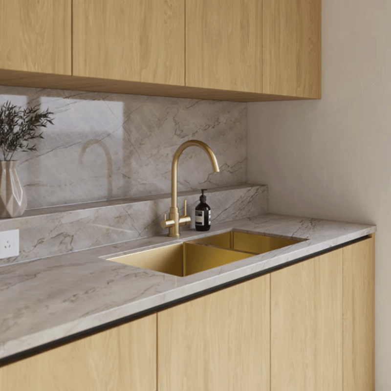 3-Way Filter Tap - Brushed Gold