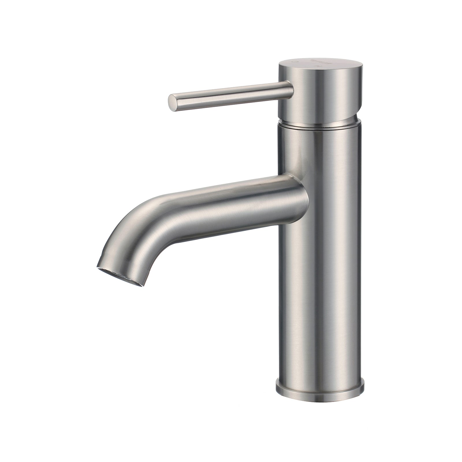 Short Basin Mixer - Brushed Nickel
