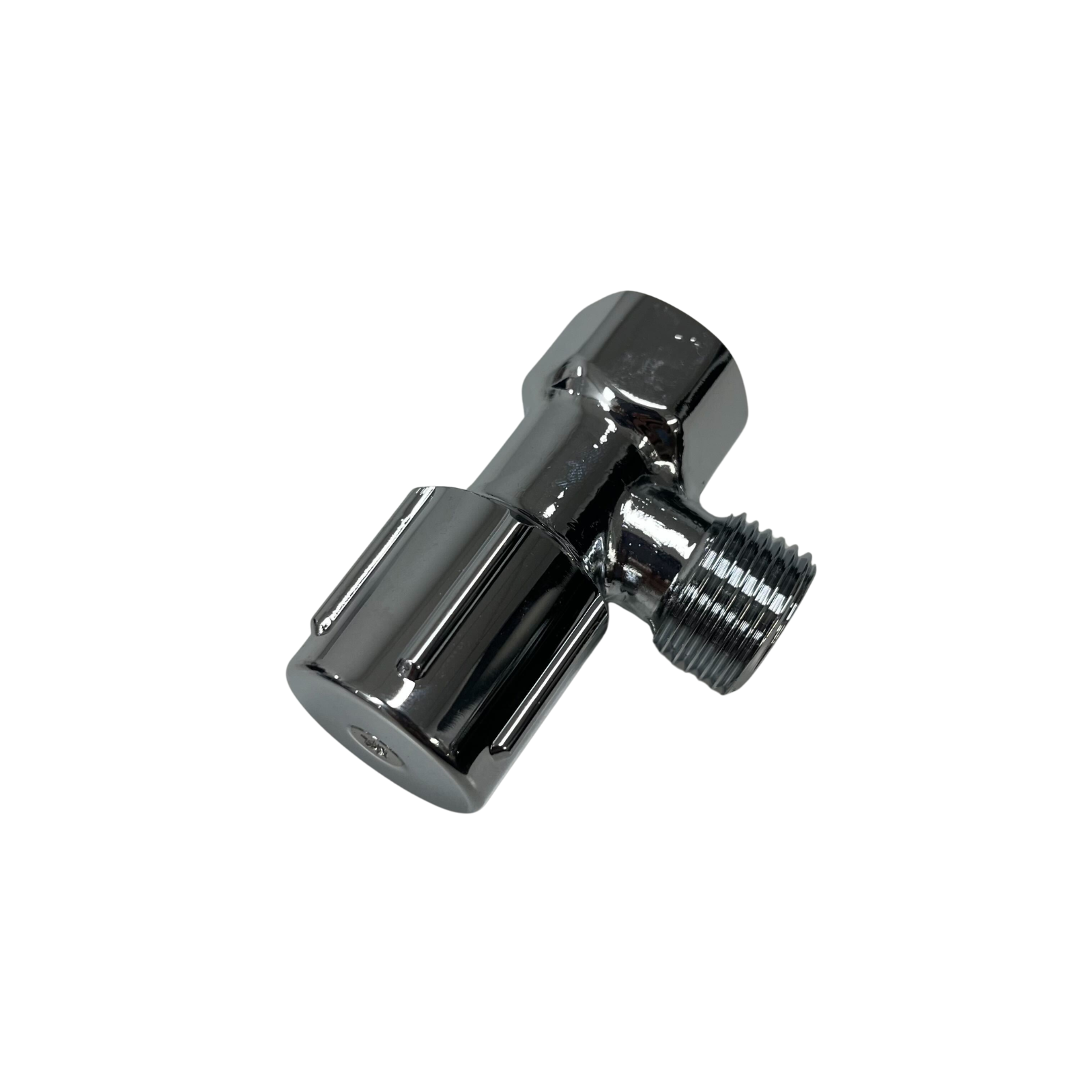 Mini Stop 1/2" F x 1/2" M BSPT TAP ONLY- Compact Brass Shut Off Valve for Plumbing & Water Control