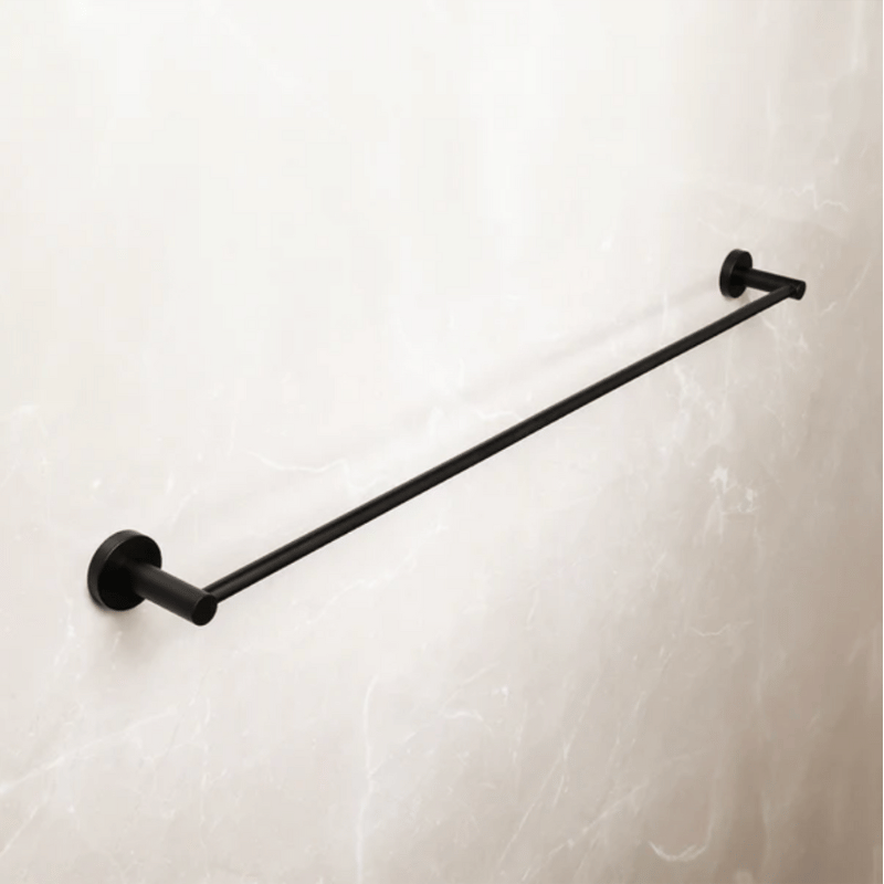 Single Towel Rail - Matte Black
