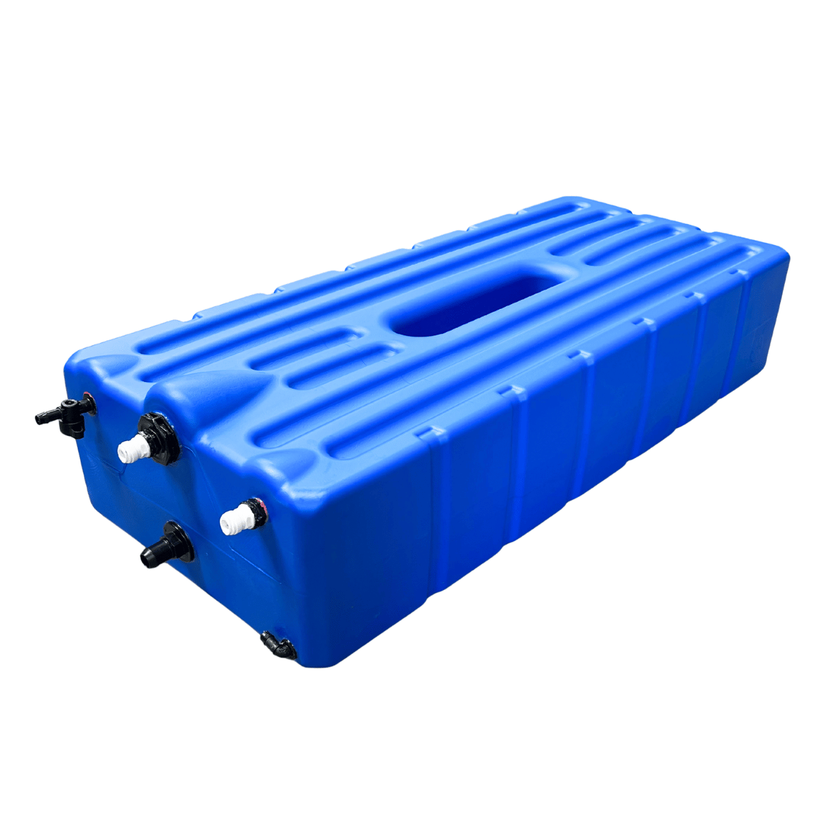 Blue caravan freshwater tank – 110L