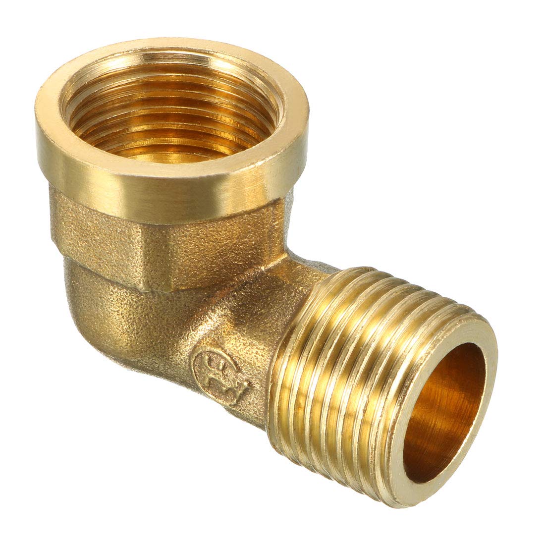 1/2" Brass M/F Elbow