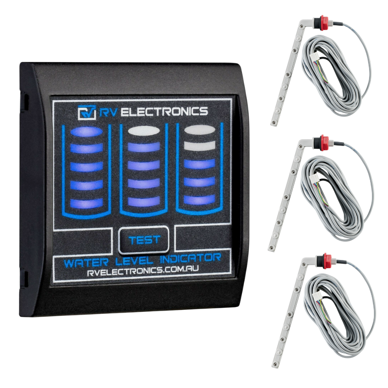LED Gauge Triple Tank Water Level Indicator