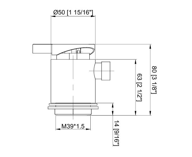 Shower Mixer - Chrome