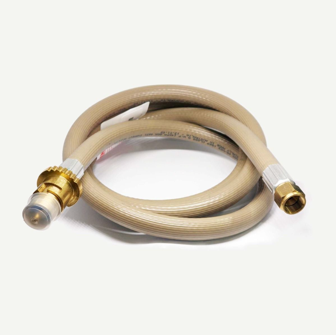 2000mm BBQ LPG Gas Hose 10mm Bayonet to 3/8" Flare Caravan RV AGA Approved