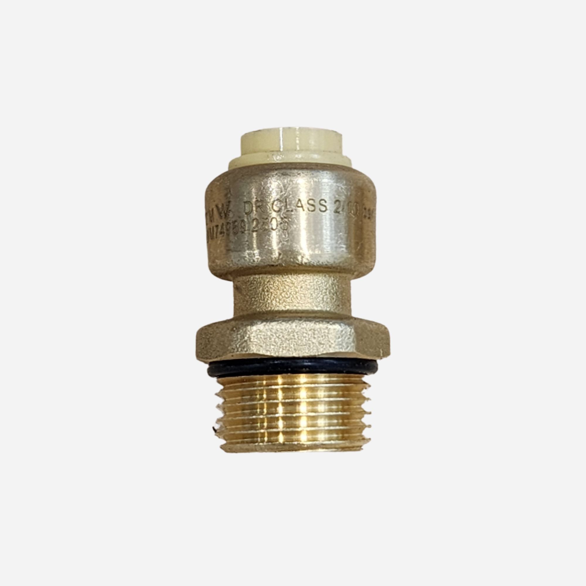 Brass Pushfit 12mm Male Adaptor (WM)