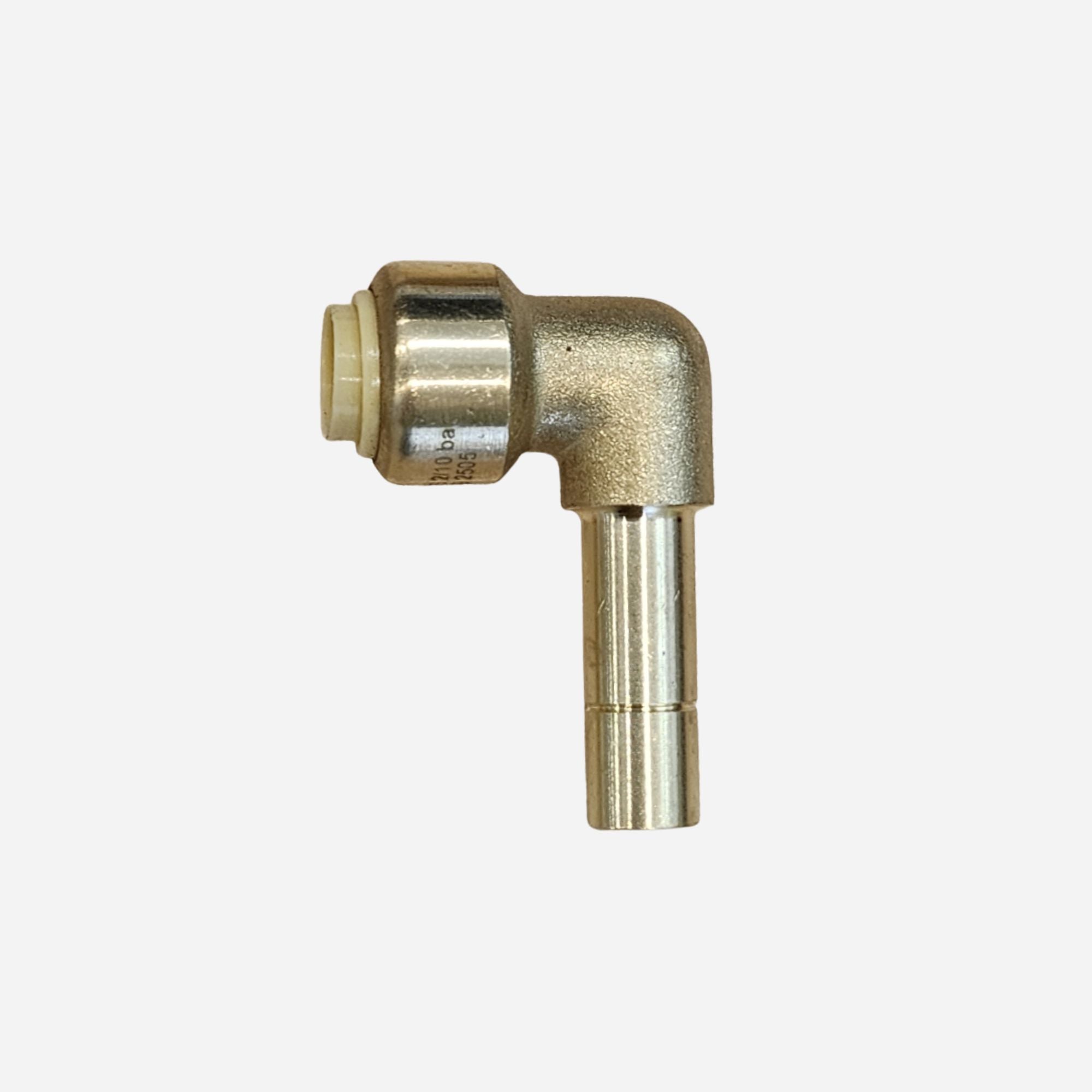 Brass Pushfit 12mm Stem Elbow (WM)