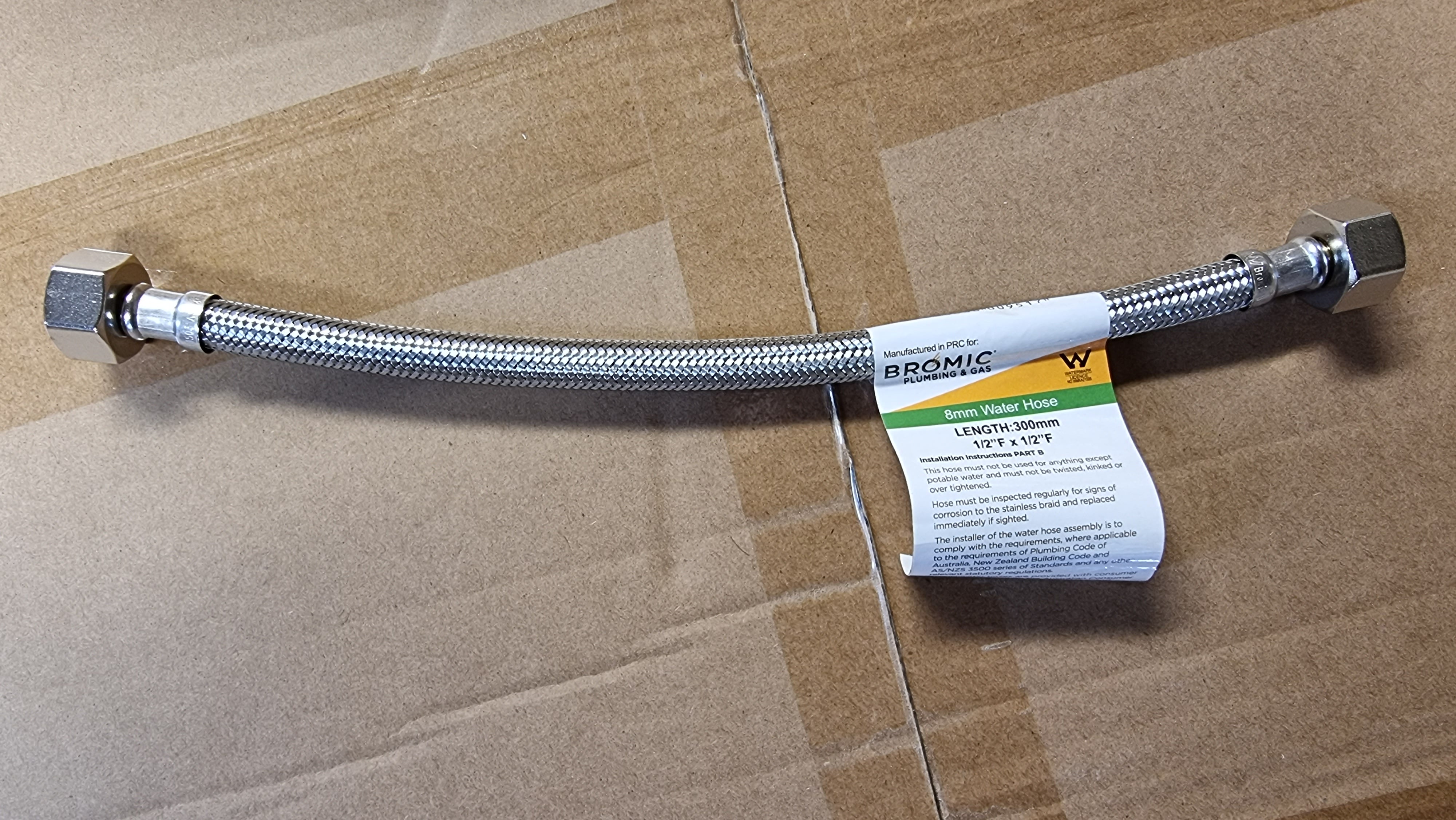 Flexi Hose Water 1/2" 450mm