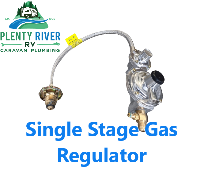 Single Gas Regulator 450mm | Plenty River