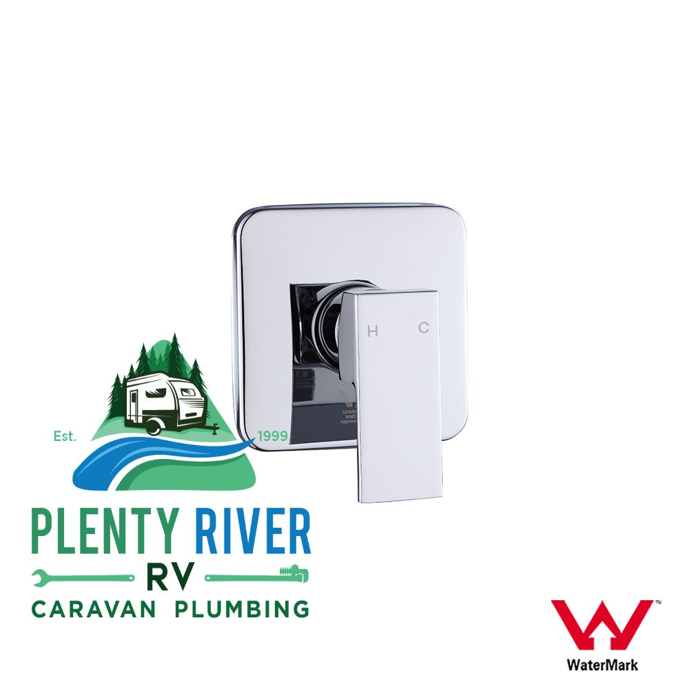 Chrome Shower Mixer Square | Plenty River