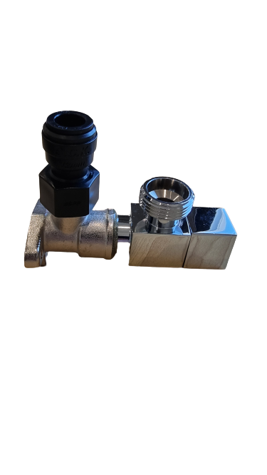 Chrome Plated Washing Machine Tap Assembly