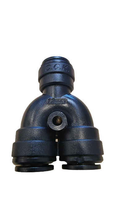 CCK 12mm Push Fit Y Fitting | Plenty River