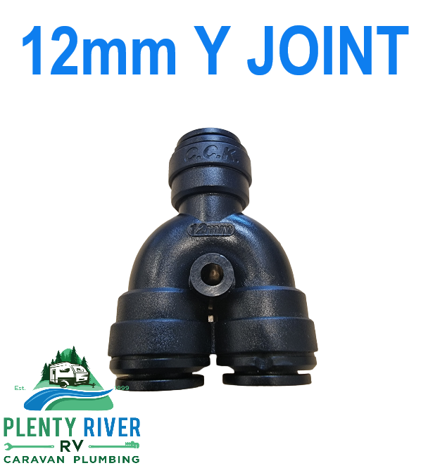CCK 12mm Push Fit Y Fitting | Plenty River