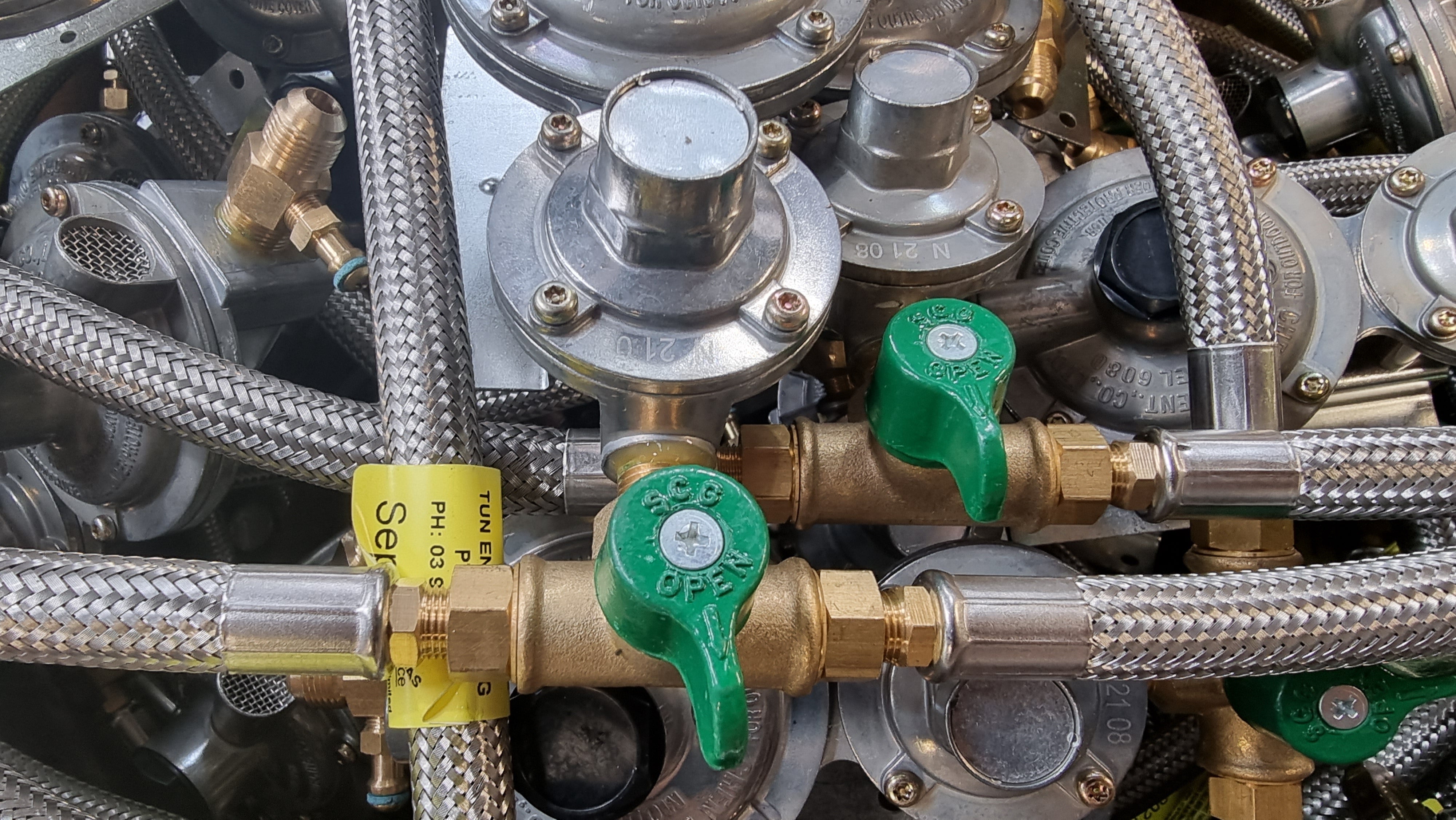 Double Gas Regulator 450mm [ASSEMBLY]