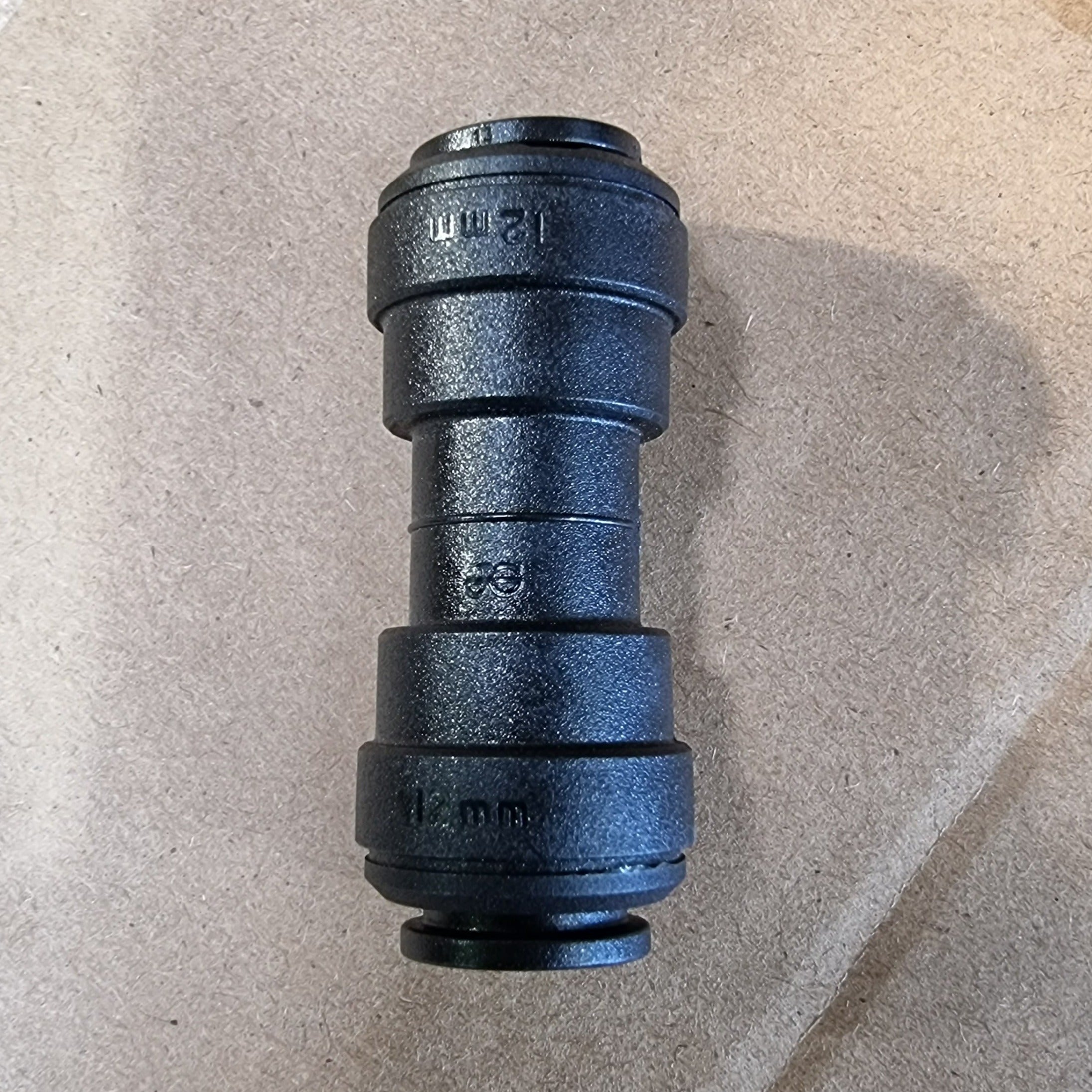 John Guest 12mm Joiner/Straight (Non WM) 