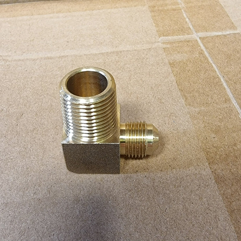 3/8 brass Compression to 3/8 BSP male thread elbow