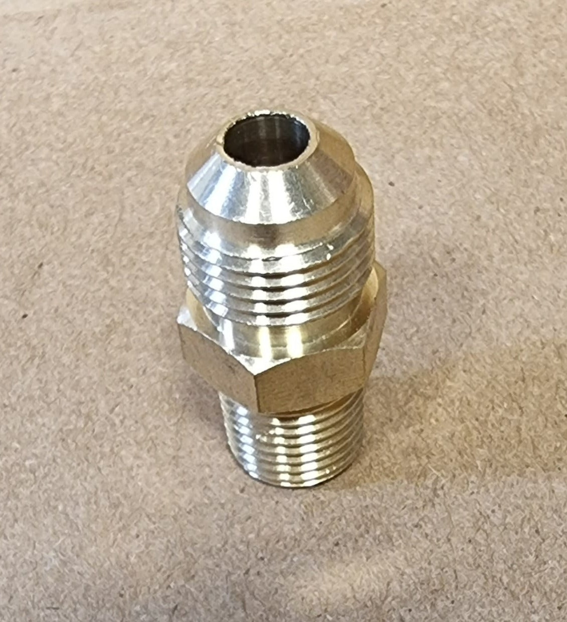 3/8" Flare x 1/4" BSPT Union - Cooker