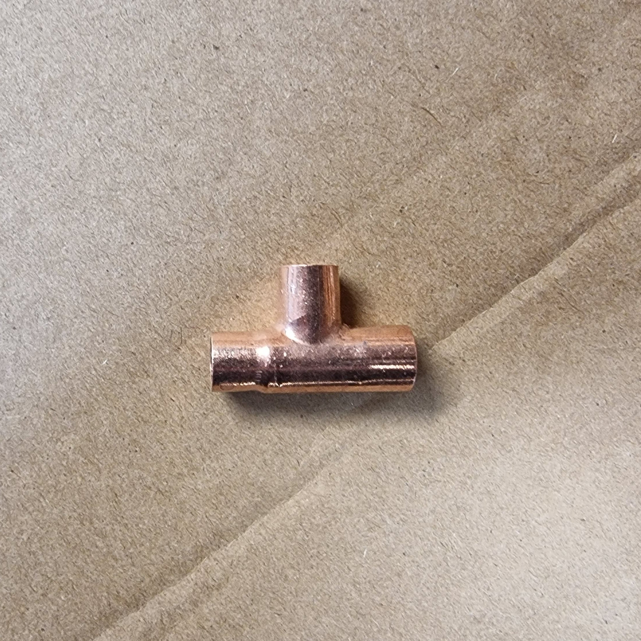 3/8" x 5/16" x 5/16" Copper Tee