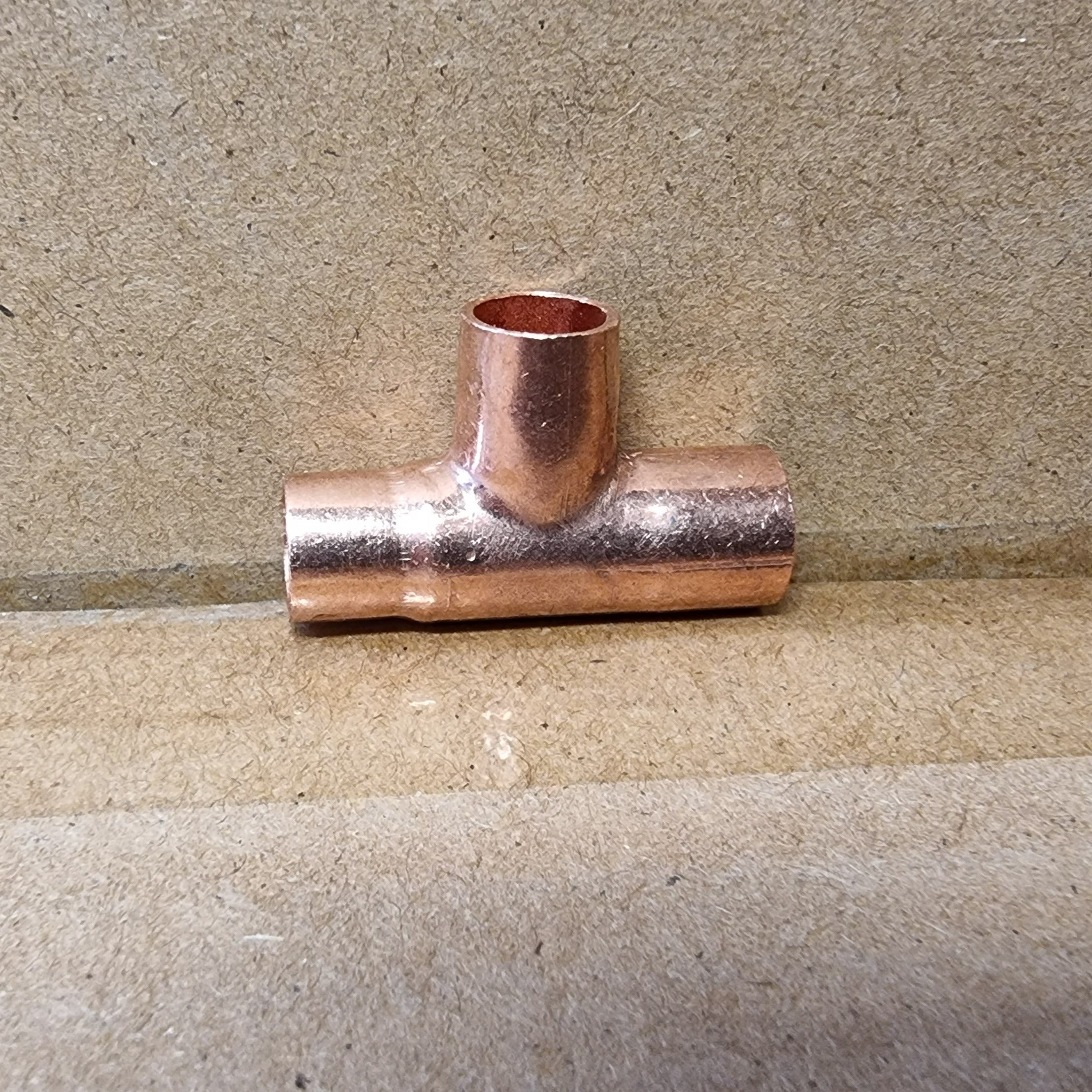 3/8" x 5/16" x 5/16" Copper Tee