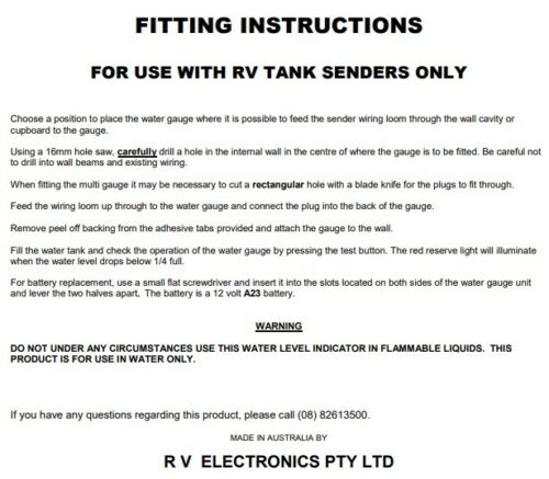 LED Gauge Triple Tank with senders | Plenty River