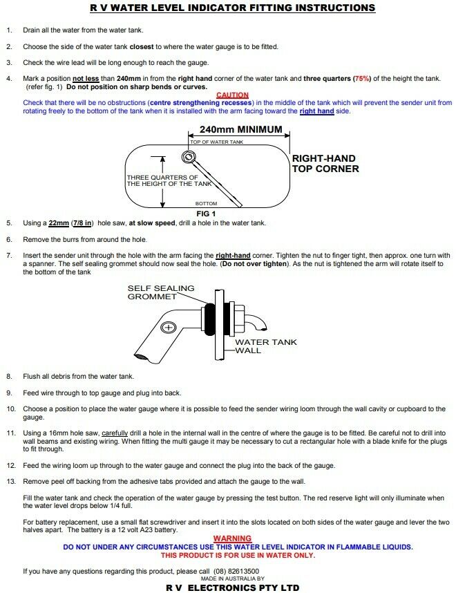 LED Gauge Triple Tank with senders | Plenty River