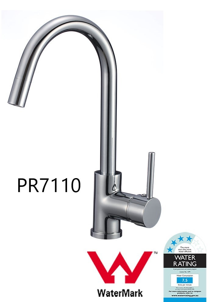 Chrome Tapware Combo (ROUND) - 4 Piece Kit