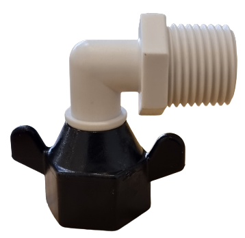 13mm Pump Elbow with Male Thread | Plenty River