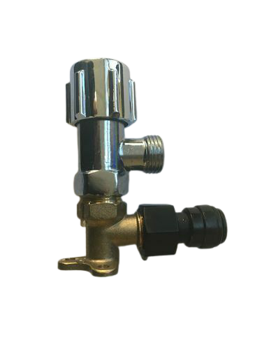 Chrome Plated Mini Stop Tap Assembly