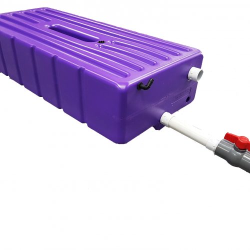 Grey Water Tank 110L - Purple + Complete Kit+ Inline Filter Kit