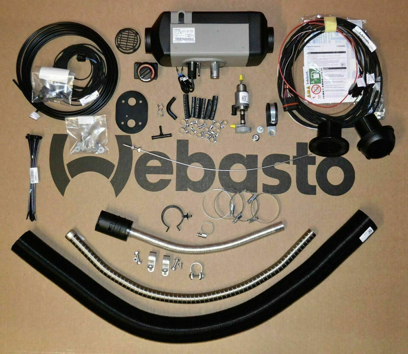 Webasto Diesel Heater Digital (Single) + 10Lt Diesel Tank & Inline Filter Kit