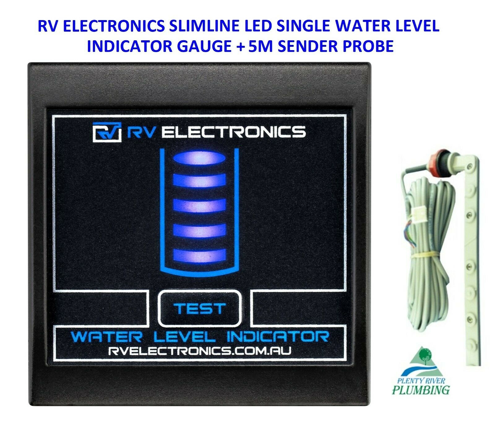 LED Gauge Single Tank Water Level Indicator